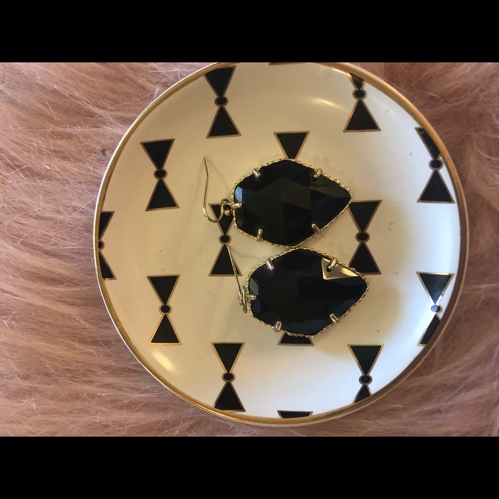 Black corley earrings